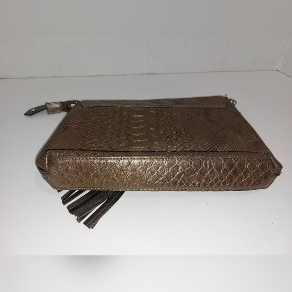 MISS ME LADIES SNAKE SKIN CLUTCH - Picture 5 of 6